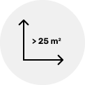 Complexe de joacă de la 25 m²