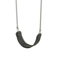 Flexibil scaun de leagăn public Negru 620913