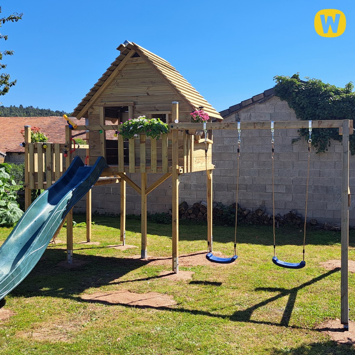 Căsuță de joacă pe piloni Wickey Smart Resort 829796_k