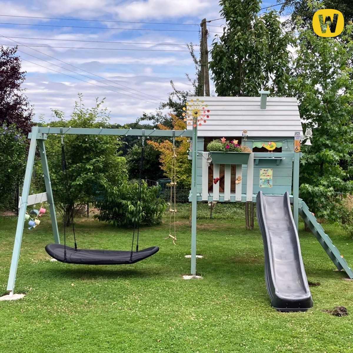 Căsuță de joacă pe piloni Wickey Smart Travel 817546_k