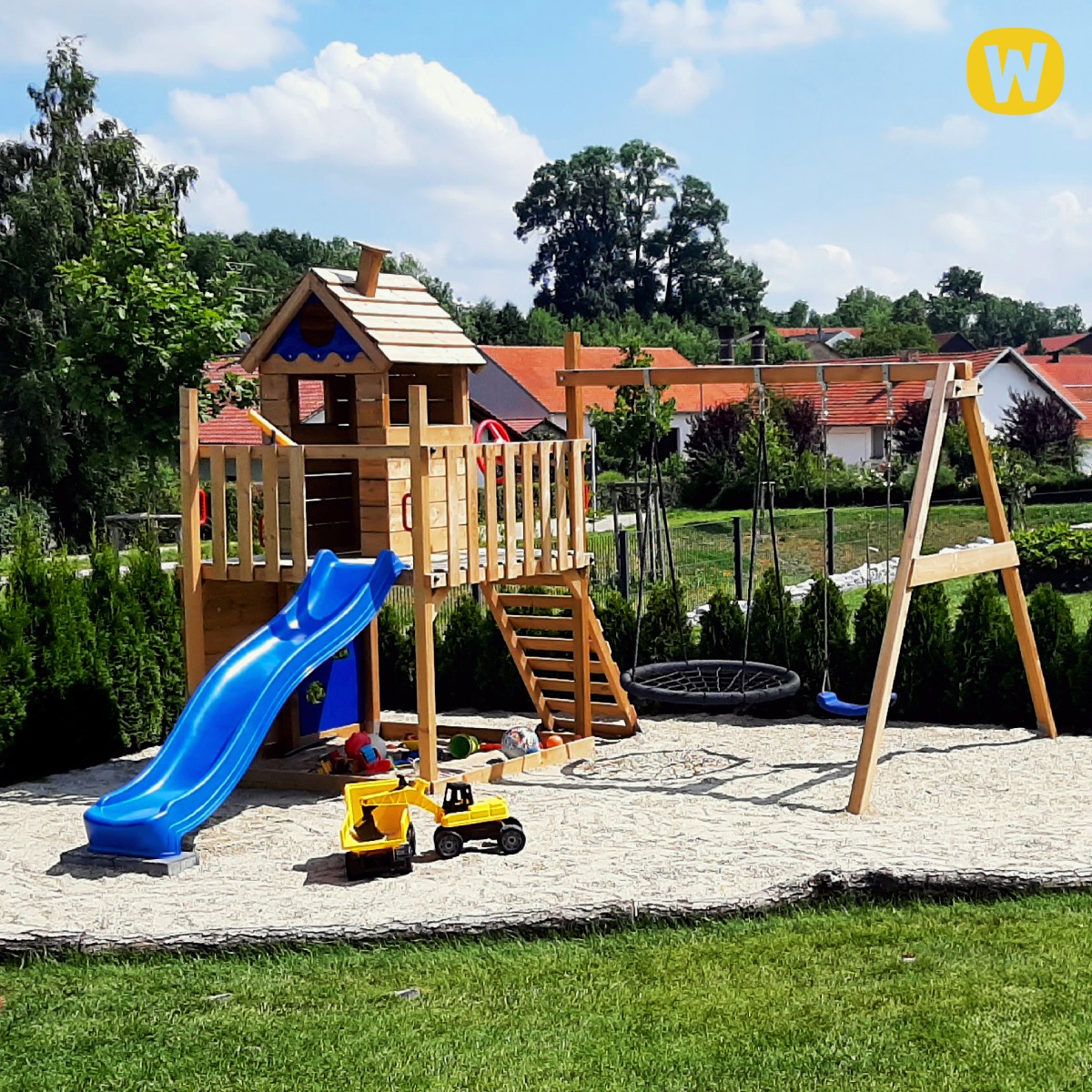 Complex de joacă Wickey Smart Lodge 150 814161_k