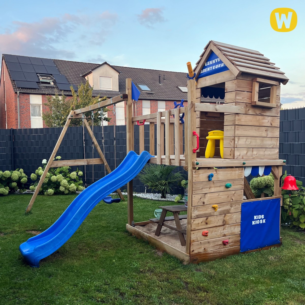 Complex de cățărare Wickey Smart Lodge 120 503999_k