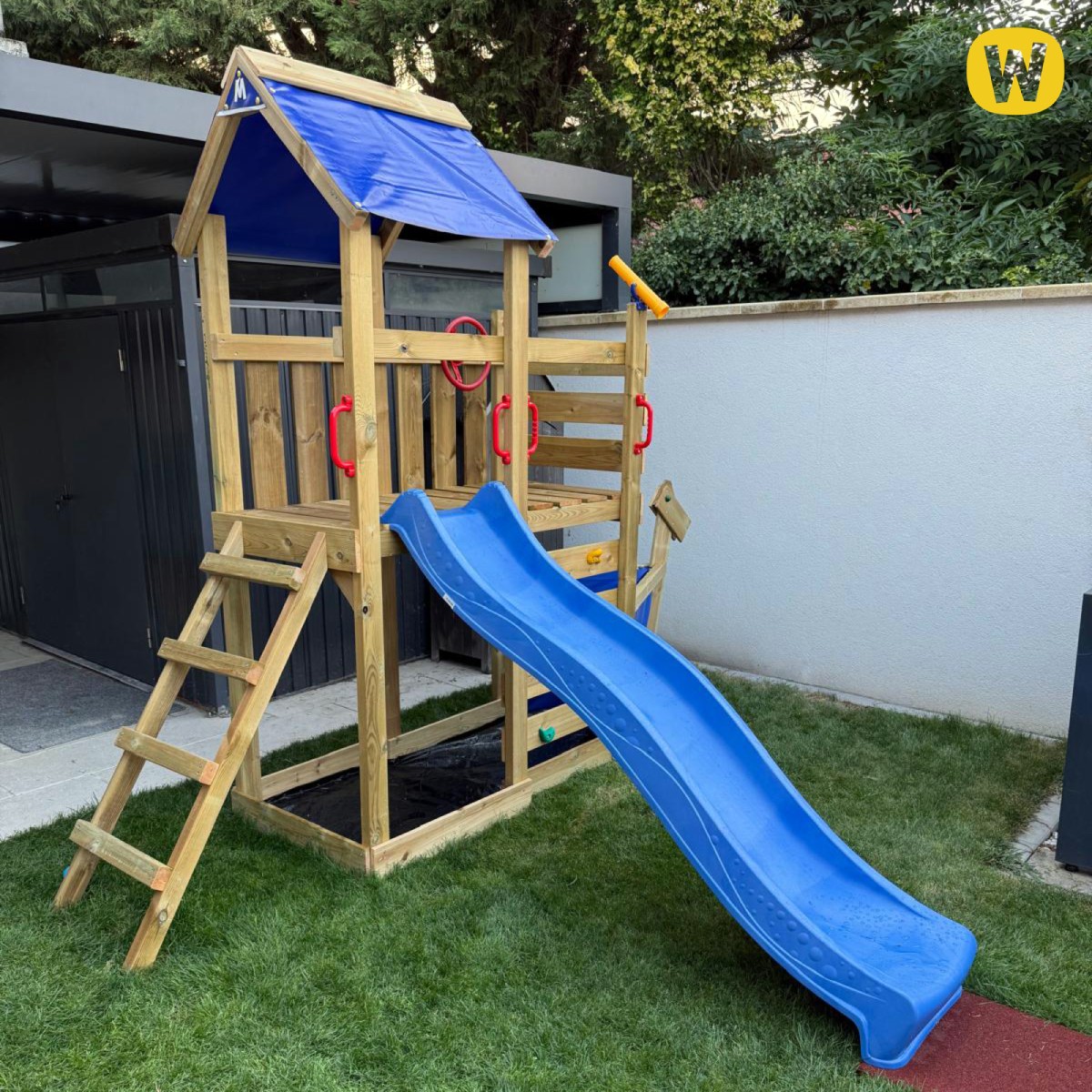 Complex de joacă cu tobogan Wickey SpookyFlyer 1000240_k